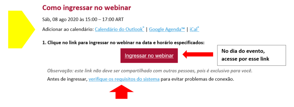 email confirmação gotowebinar