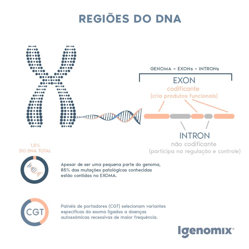 Diferença entre genoma e exoma