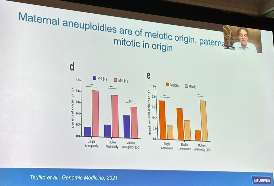 aneuploidia materna e paterna